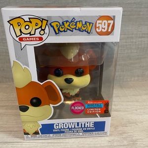 Flocked Growlithe Funko pop!
